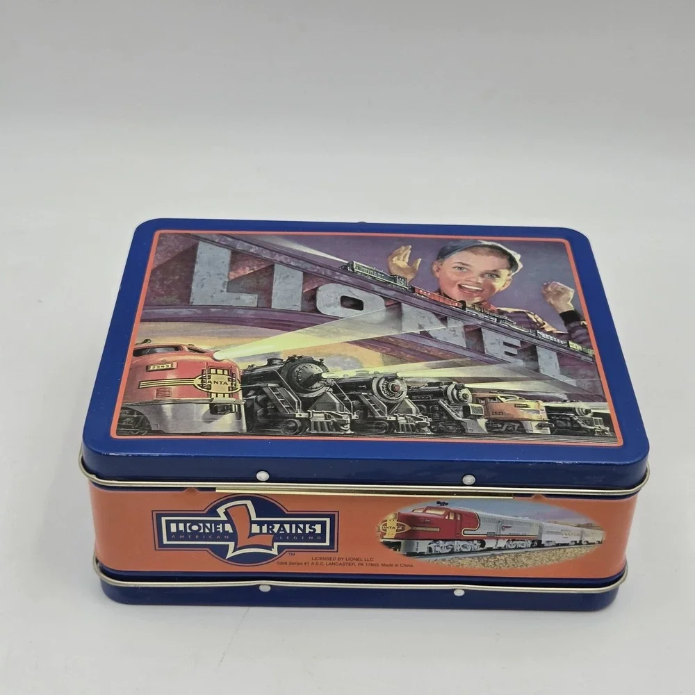 Lionel Trains Metal Lunch Box 1998 Tin 8x6x3